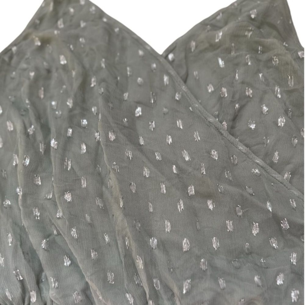 UO Sparkle and Fade Mint Green Sparkly Halter Body Suit in Women’s Medium - Picture 3 of 9